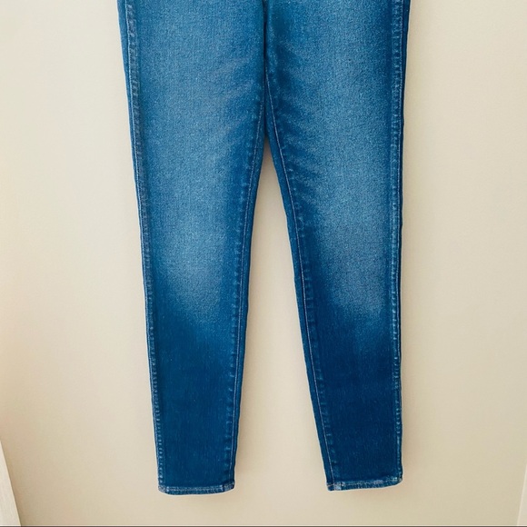 Madewell 10" High Rise Skinny Denim Jens Blue Sz 25 - Picture 7 of 16